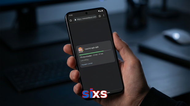 Main screen of Sixs apk page for PK players